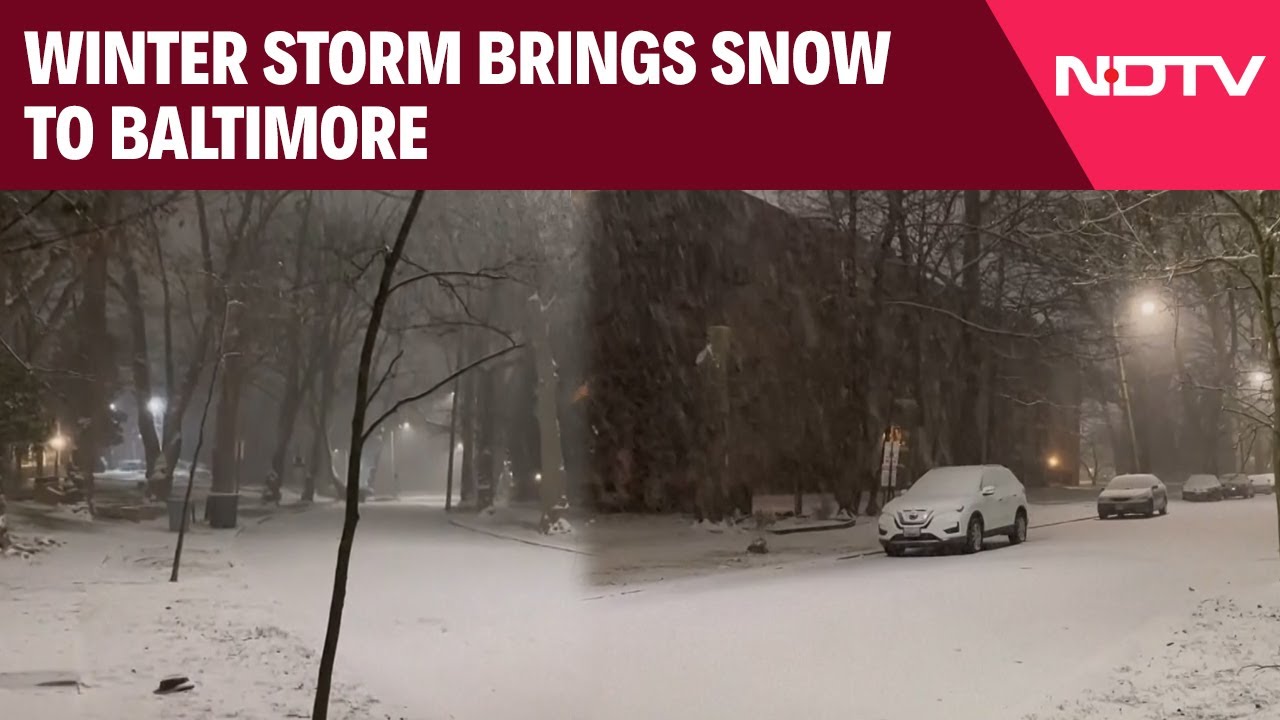 Winter Blast Hits The US: Heavy Snowfall And Disruptive Weather Sweep Across The East Coast