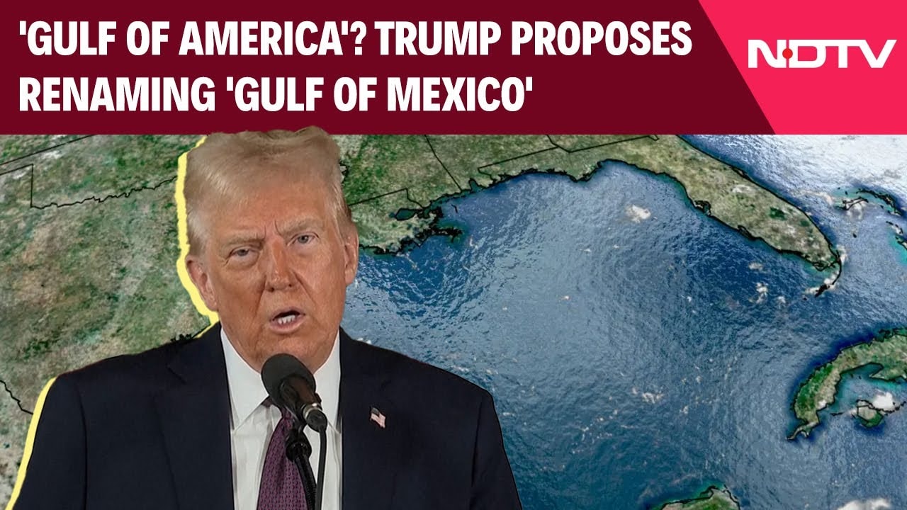 'Gulf Of America'?: Donald Trump Says He Will Rename 'Gulf Of Mexico'