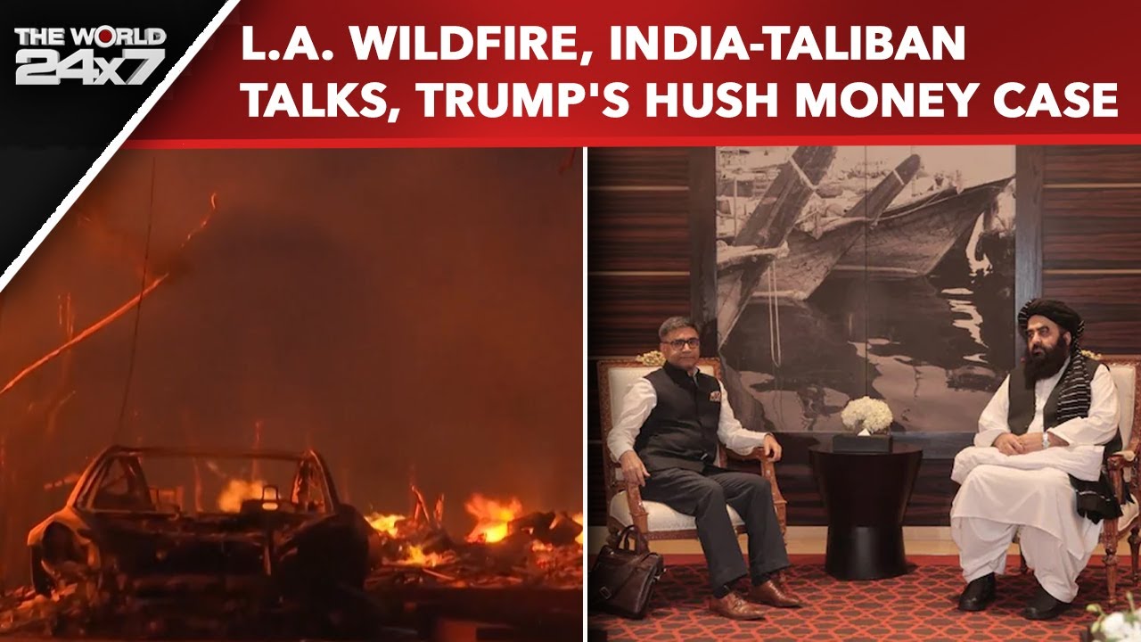 Unseen Horror In Los Angeles, UK Braces For -16C Arctic Blast, India-Taliban First Top-level Talks