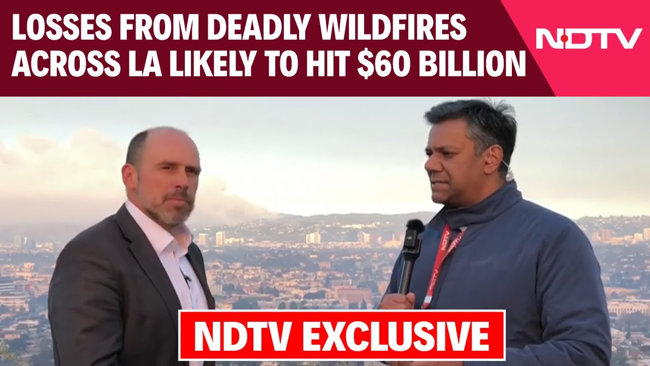 Los Angeles Wildfire | Losses From Deadly Wildfires Across Los Angeles Likely To Hit $60 Billion