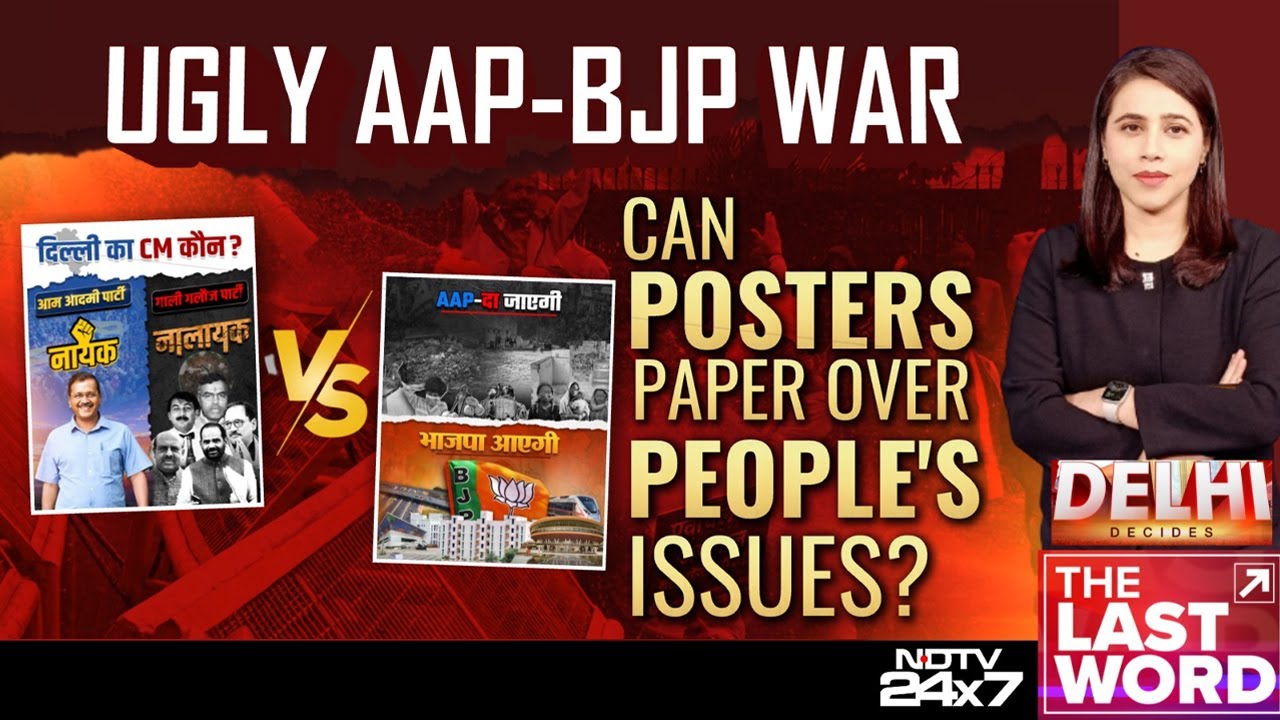 AAP Vs BJP: Can Posters Paper Over People's Issues In Delhi?
