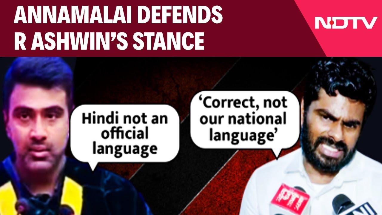 Annamalai Defends R Ashwin’s “Hindi Not Our National Language" Stance