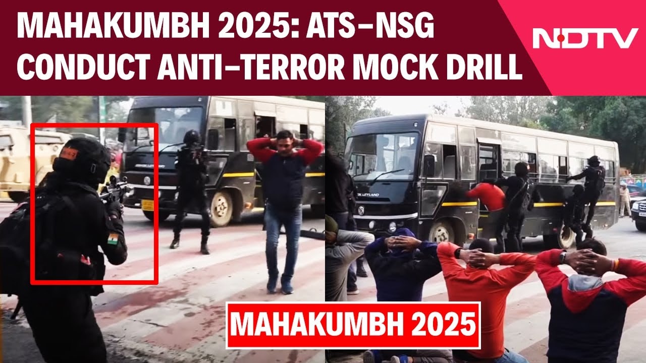 NSG, UP Police, ATS, PAC Conduct High-alert Mock Drill Ahead Of Maha Kumbh 2025