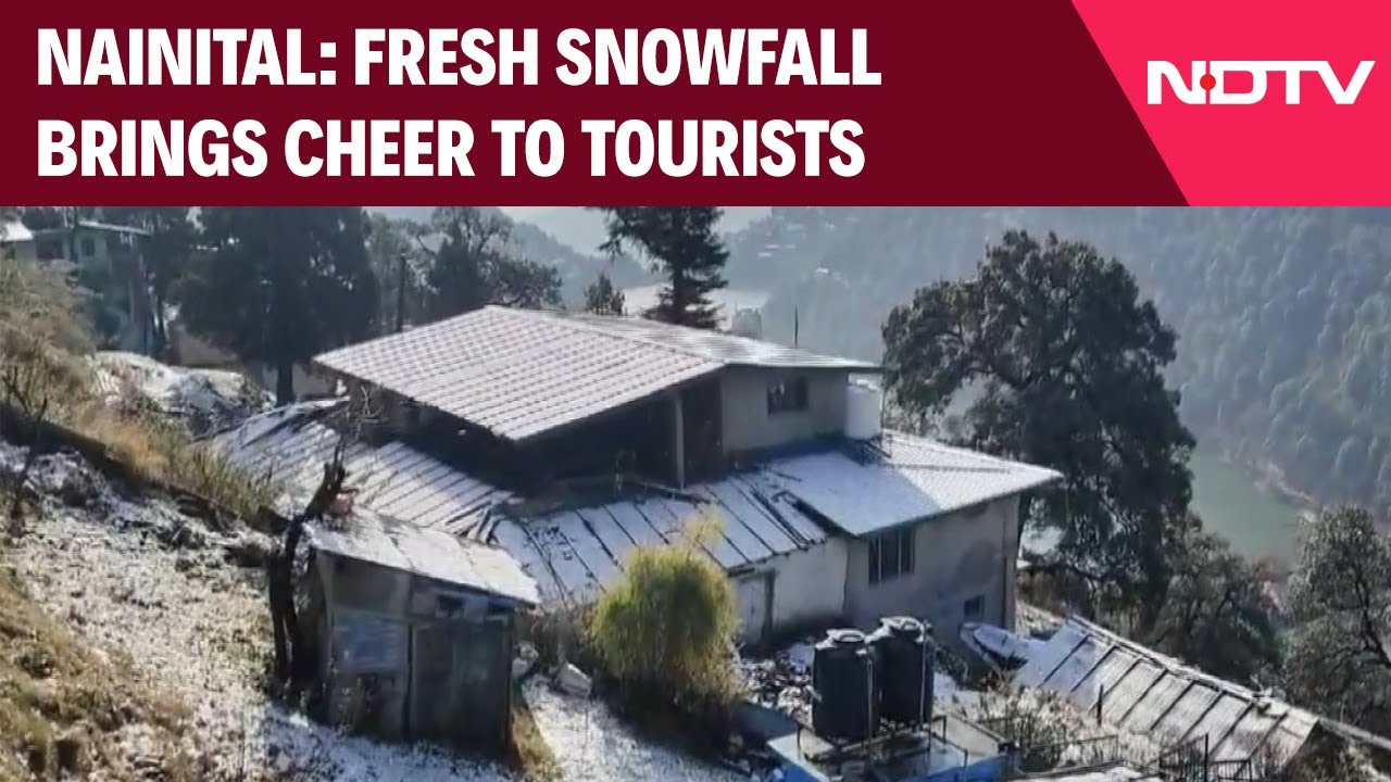 Nainital: Fresh Snowfall Brings Cheer To Tourists