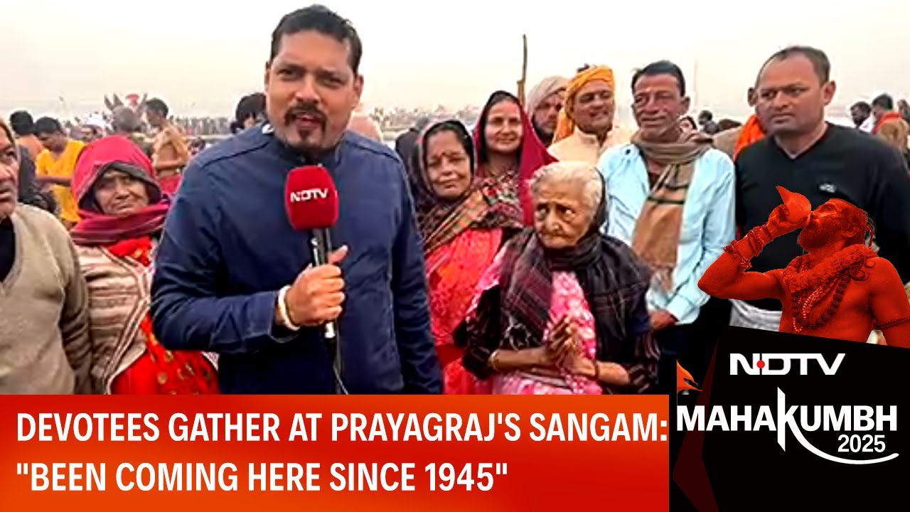 Maha Kumbh Mela: Devotees Gather At Prayagraj's Sangam: "I Have Been Coming Here Since 1945" Maha Kumbh Mela: Devotees Gather At Prayagraj's Sangam: "I Have Been Coming Here Since 1945"