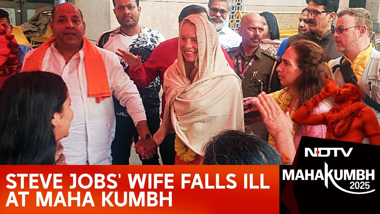 Steve Jobs' Wife Falls Ill At Maha Kumbh: "Never Been To Such Crowded Place"