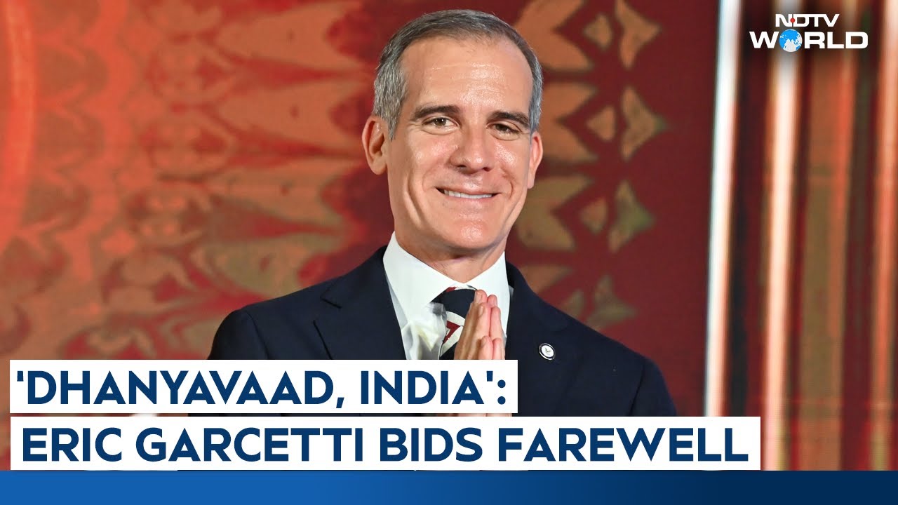 Video : Eric Garcetti Bids Farewell: Legacy Of Strengthening India-US Ties