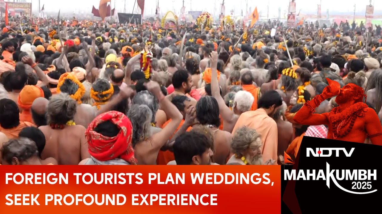 Maha Kumbh: Foreign Tourists Plan Weddings, Seek Profound Experience At Religious Gathering