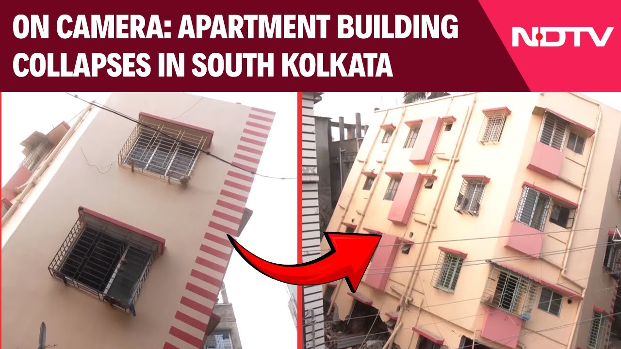 Apartment Building Collapses In South Kolkata, No One Injured