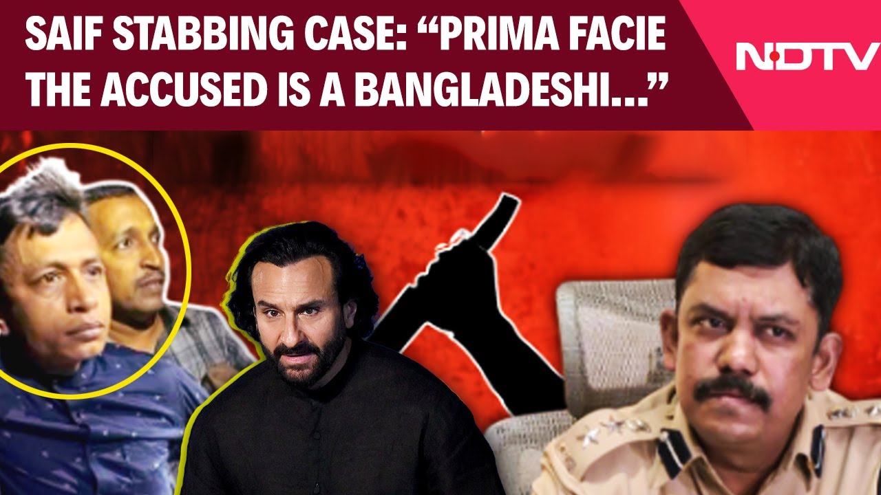 Mumbai Police On Saif Stabbing Case: "Prima Facie The Accused Is A Bangladeshi..."