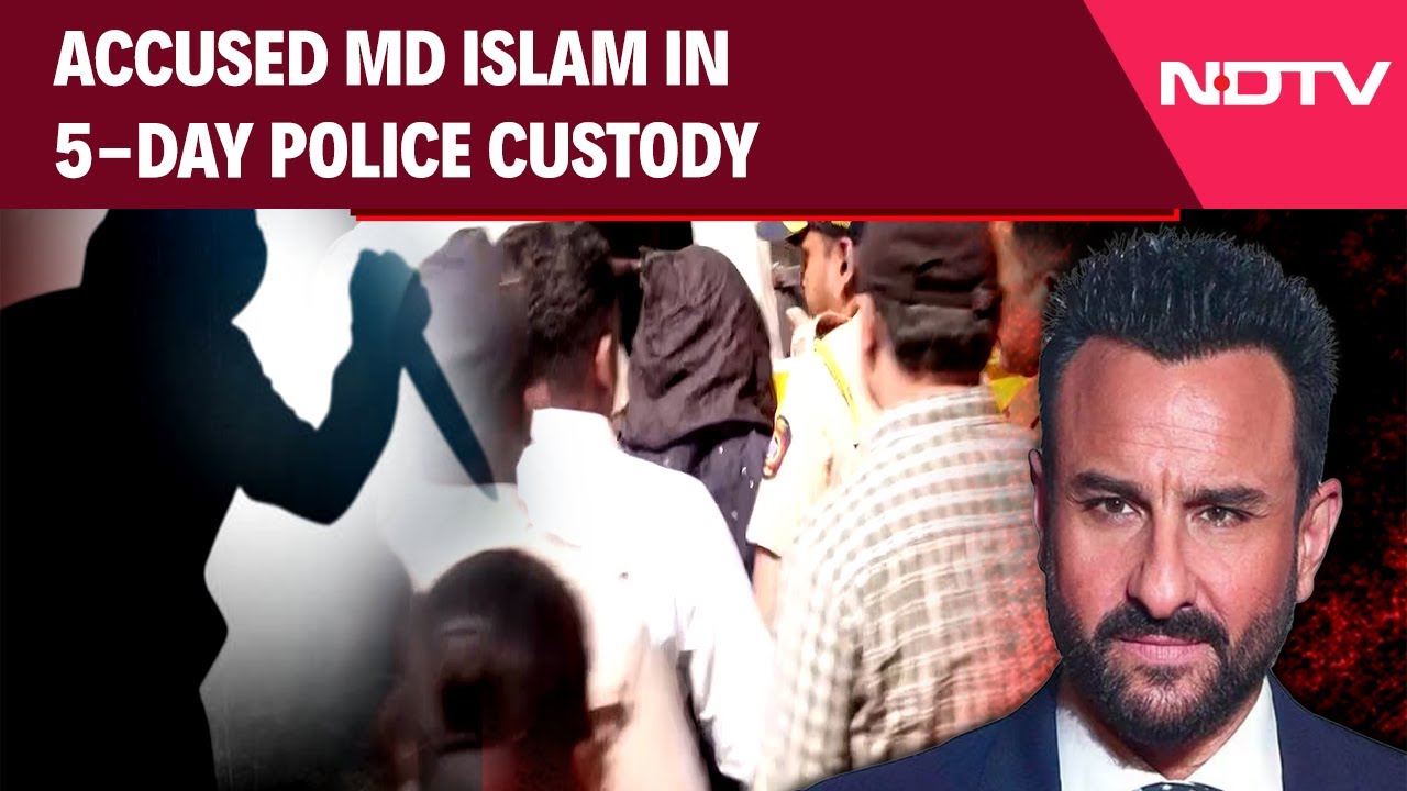 Saif Stabbing Case: Accused Md Islam in 5-Day Police Custody