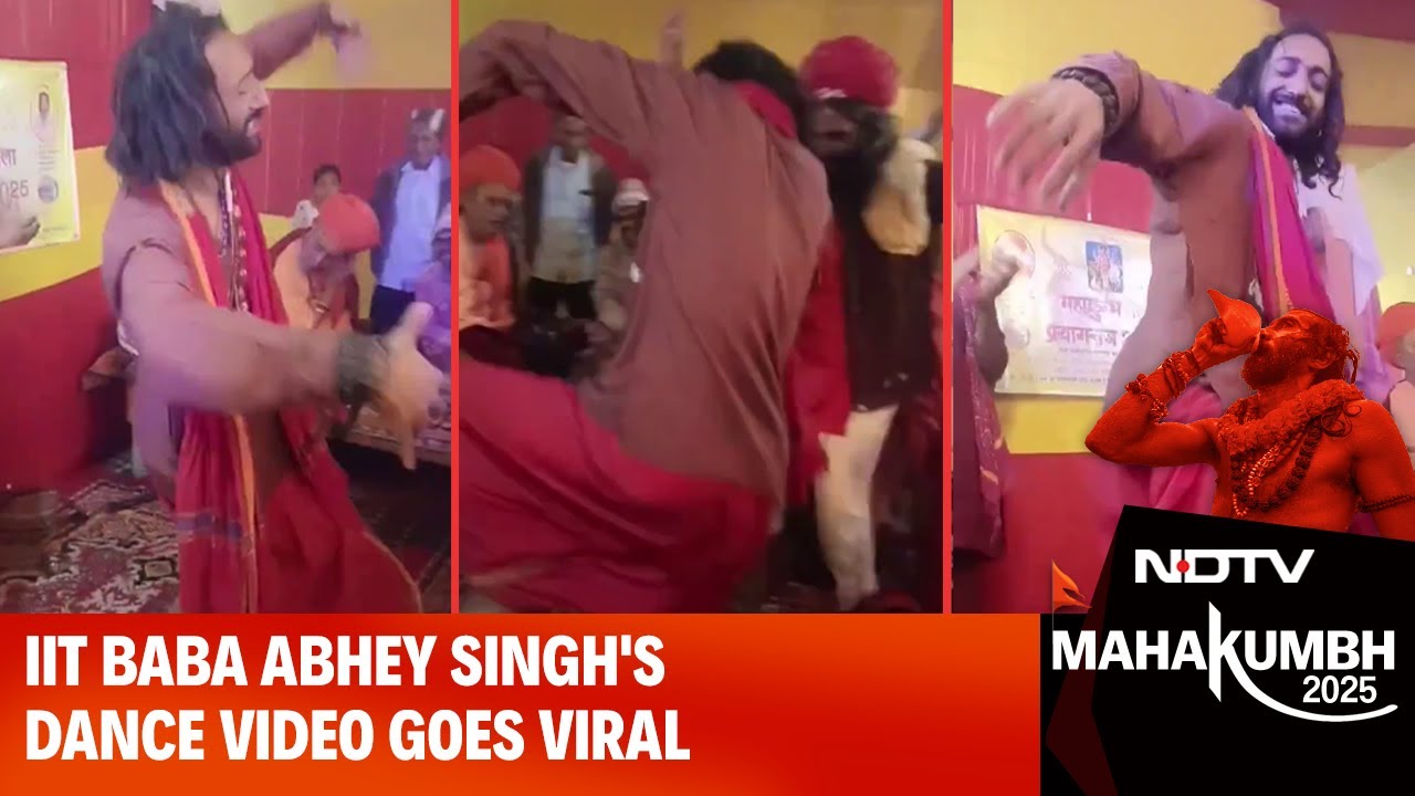 Baba Abhay Singh's viral Maha Kumbh dance.