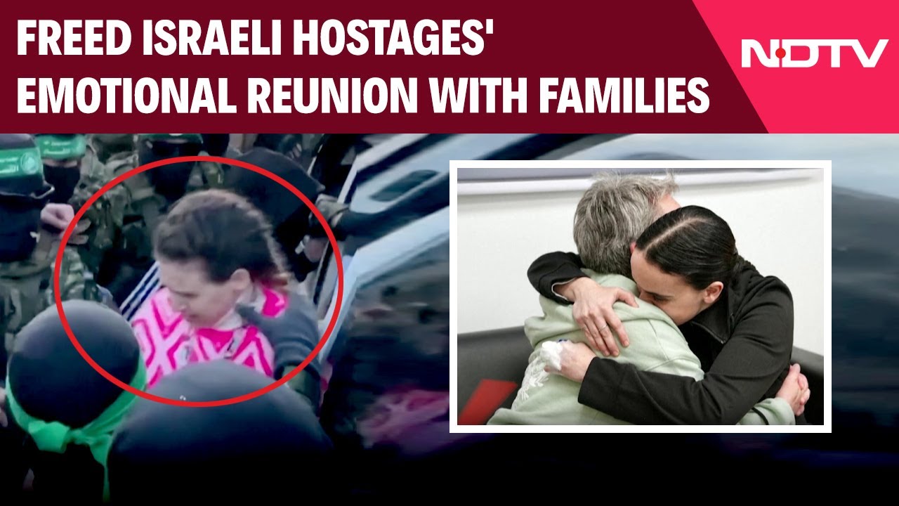 Freed Israeli Hostages Cry After Reunion With Family Upon Return From Gaza