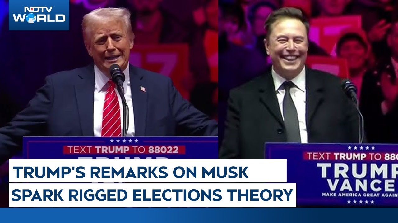 Donald Trump's Remarks On Musk & Computers Spark Rigged Elections Theory