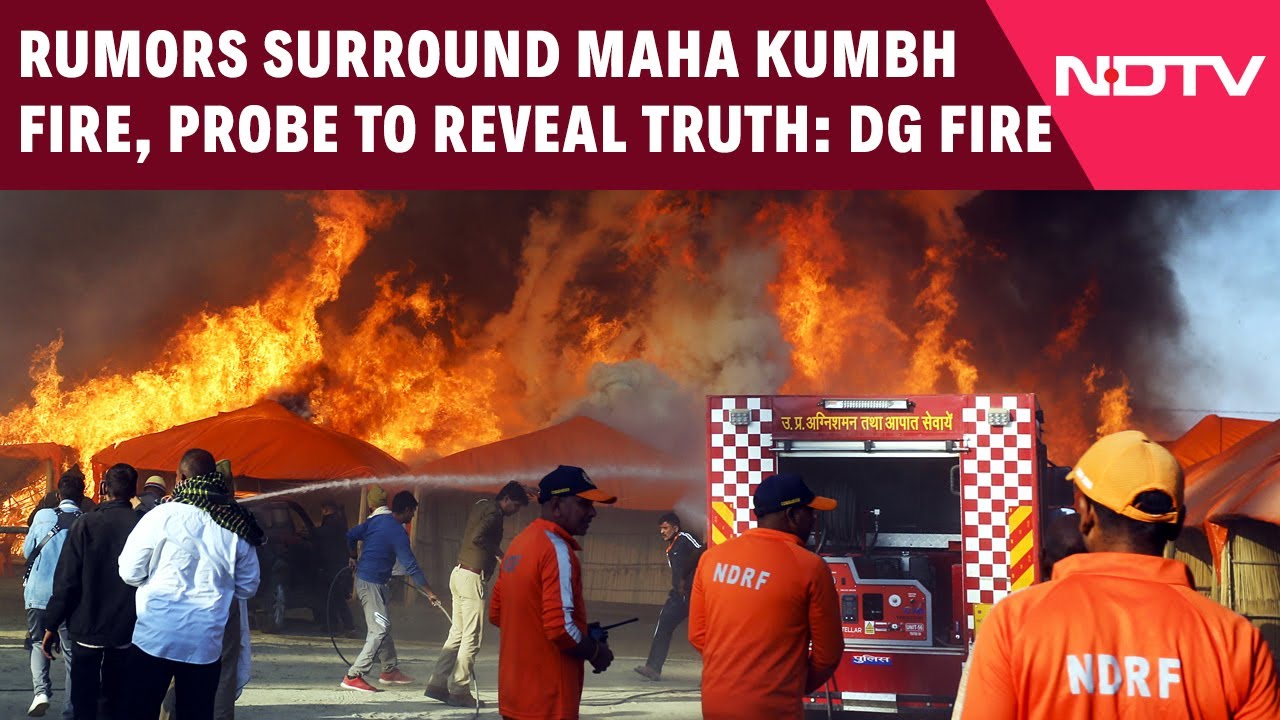 Rumors Surround Mahakumbh Fire, Probe to Reveal Truth: DG Fire Rumors Surround Mahakumbh Fire, Probe to Reveal Truth: DG Fire