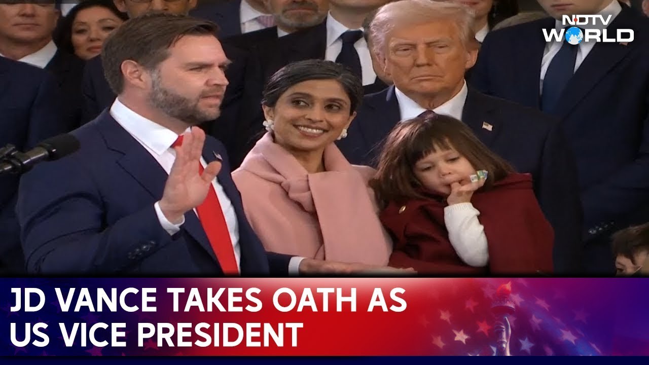 Donald Trump Inauguration | JD Vance Takes Oath As US Vice President