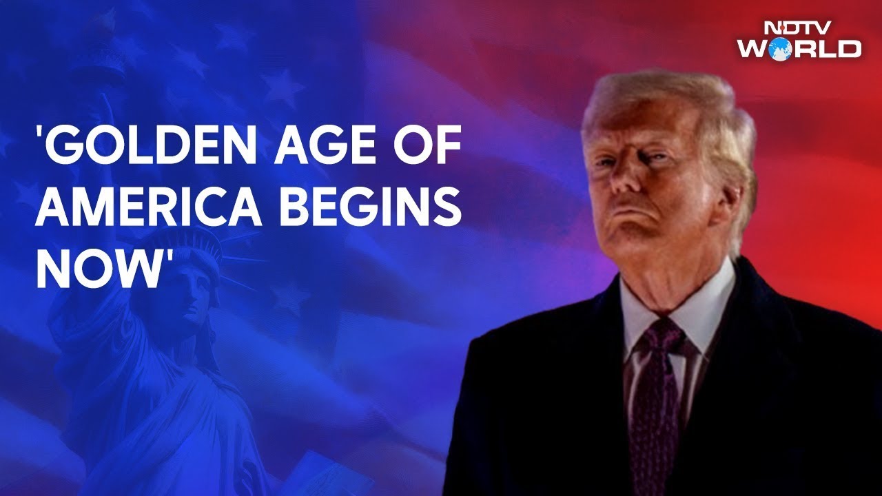 "Golden Age Of America Begins Right Now": Trump Takes Oath As US President "Golden Age Of America Begins Right Now": Trump Takes Oath As US President