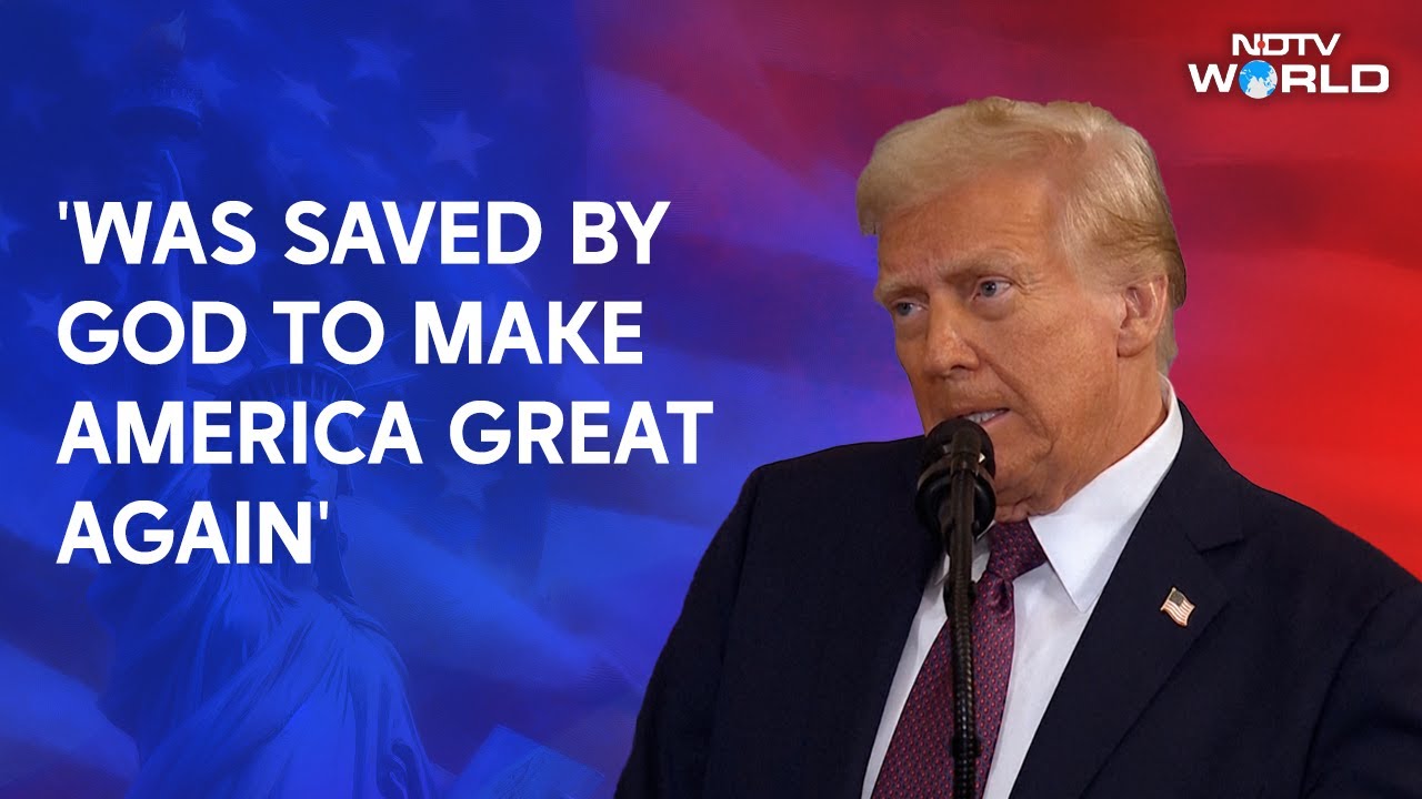 DonaldTrump: "Was Saved By God To Make America Great Gain"