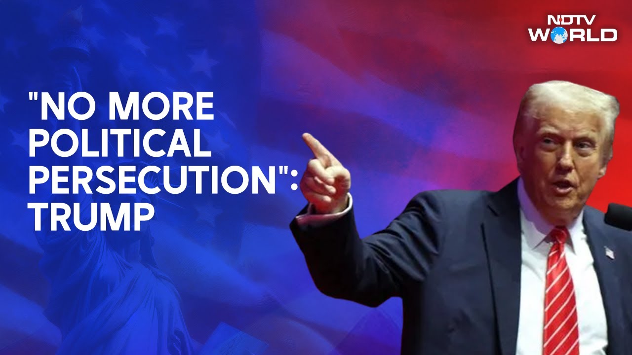 Donald Trump | "No More Political Persecution": Trump Pledges Fair Justice Under His Leadership