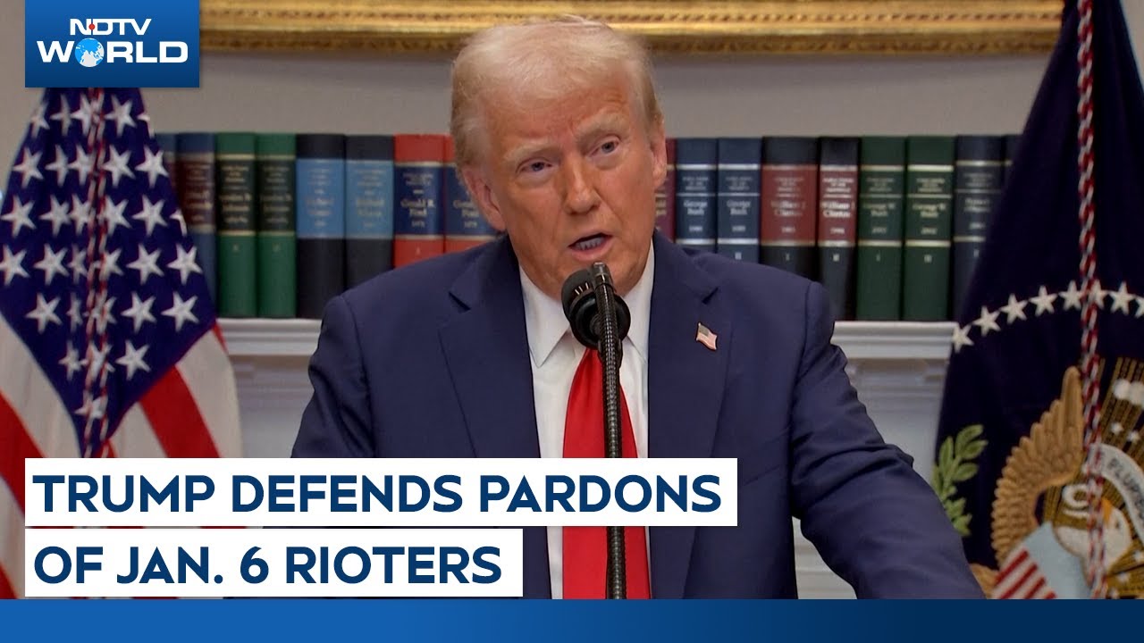 Trump Defends Pardons Of Jan. 6 Rioters