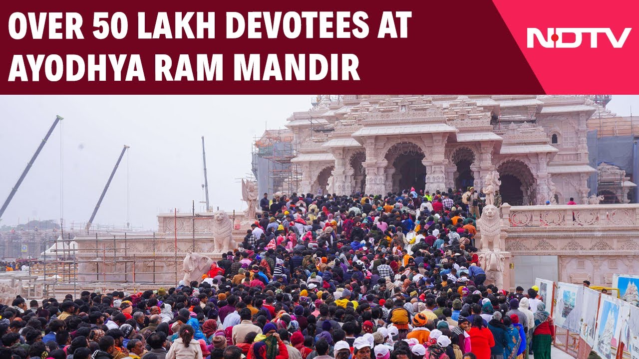Over 50 Lakh Devotees At Ayodhya Ram Mandir Give Economic Boost