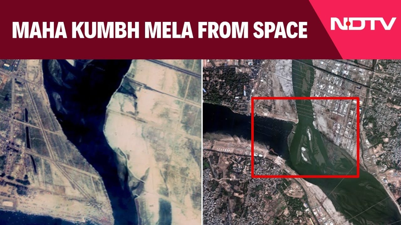 Maha Kumbh Mela As Seen From Space. ISRO Beams Down Images