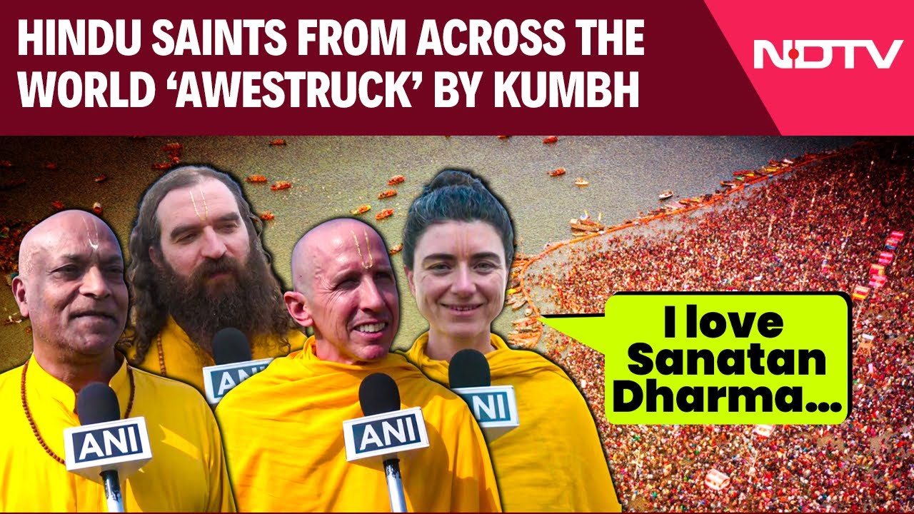 Maha Kumbh | Hindu Saints From Across The World 'Awestruck' By Kumbh Mela 2025