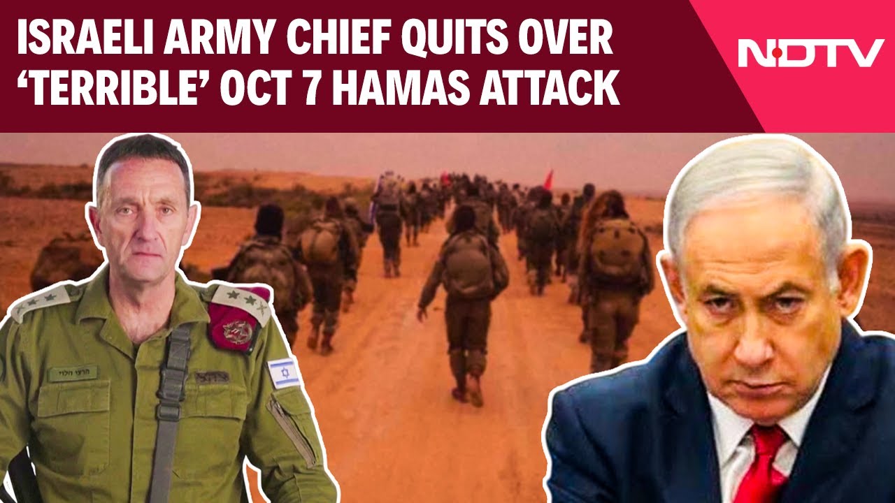 Israeli Army Chief Quits | Israeli Army Chief Resigns Over Security Lapse in October 7 Hamas Attack