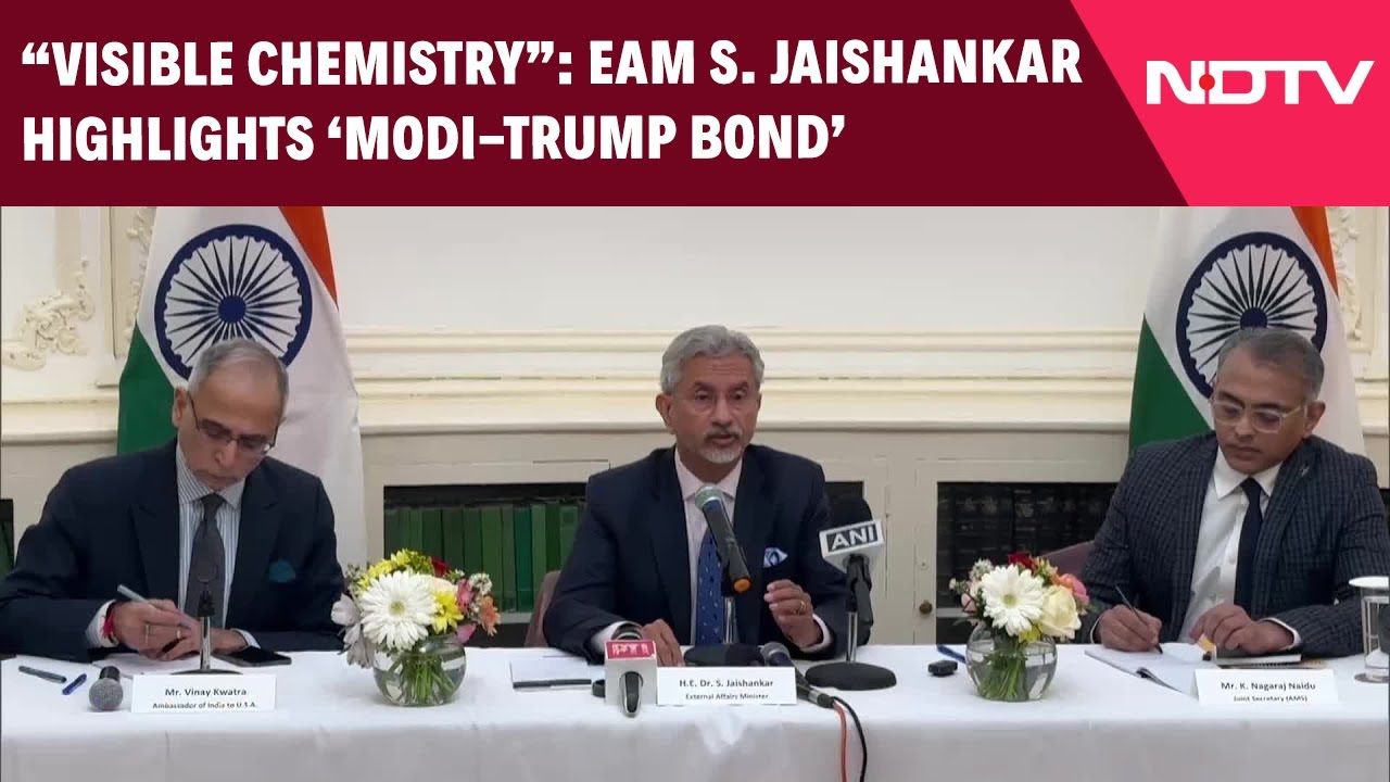 S Jaishankar Highlights 'Modi-Trump Bond' At QUAD Press Briefing: "Visible Chemistry"