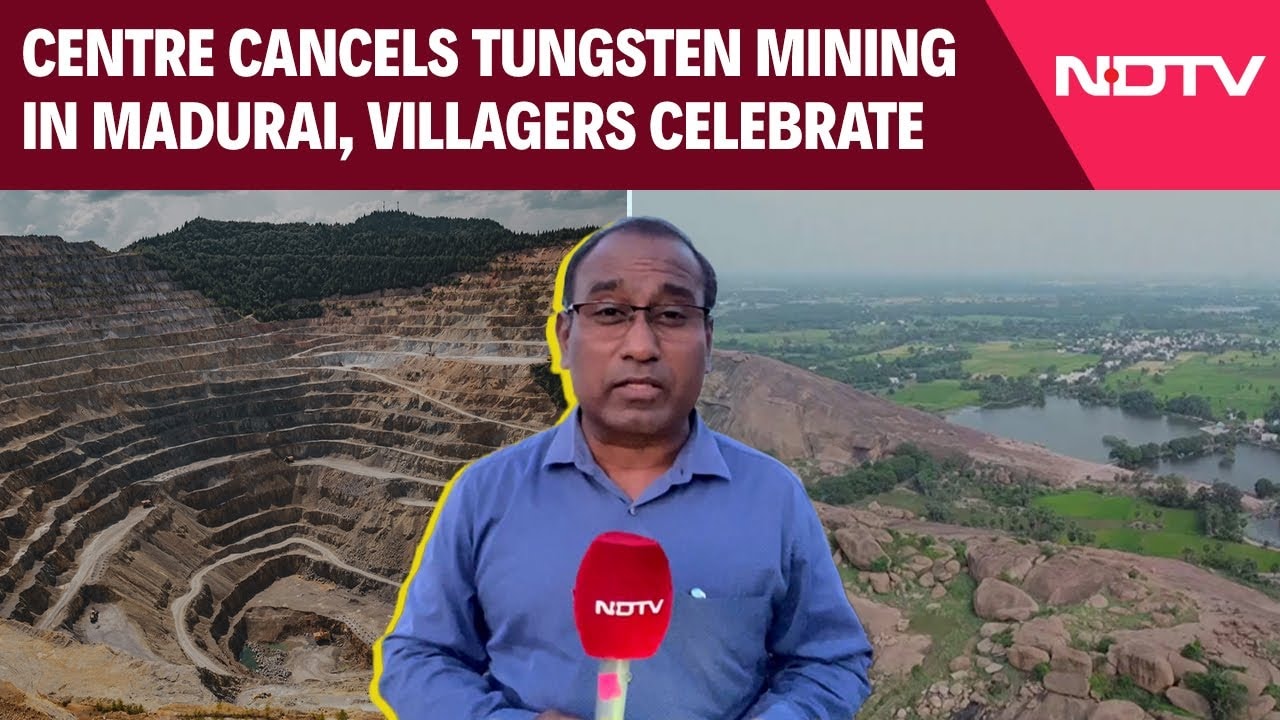 Video : Centre Cancels Tungsten Mining In Madurai, Villagers Celebrate