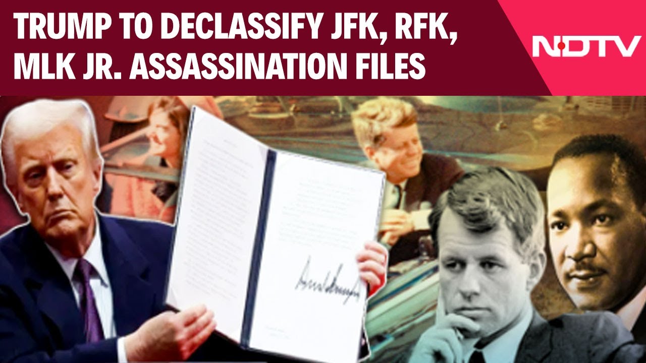 Donald Trump Signs Executive Order To Declassify JFK, RFK, And MLK Jr. Assassination Files