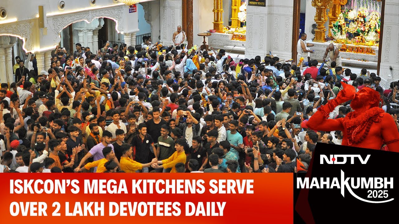 Mahakumbh 2025: ISKON's Mega Kitchens Serve Over 2 Lakh Devotees Daily At Mahakumbh