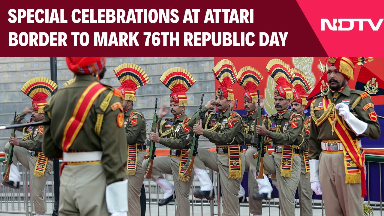 Special Celebrations At Attari Border To Mark 76th Republic Day