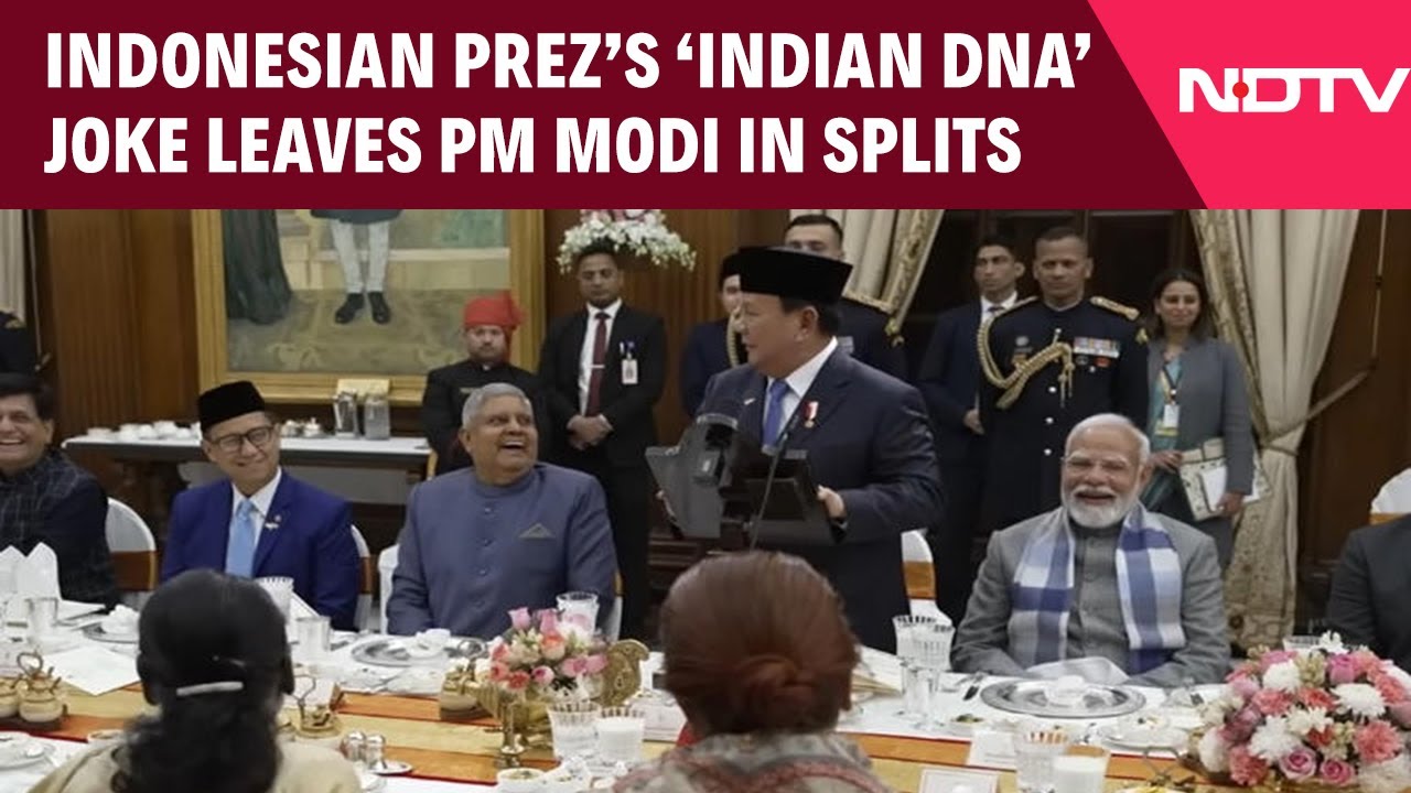 Indonesian President Says He Has Indian DNA At Dinner Hosted By President Murmu, Leaves PM Modi In Splits
