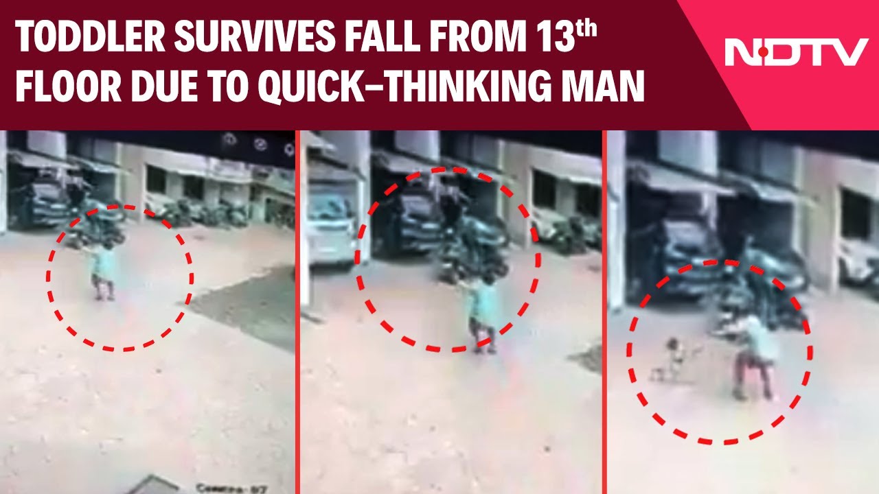 Toddler Survives Fall From 13th Floor Due To Quick-Thinking Man In Maharashtra