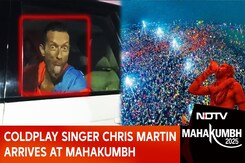 Coldplay's Chris Martin Arrives At Maha Kumbh Coldplay's Chris Martin Arrives At Maha Kumbh