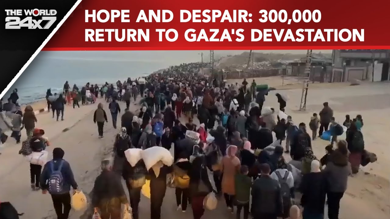 Gaza Peace Deal | Hope And Despair: 300,000 Return To Gaza's Devastation