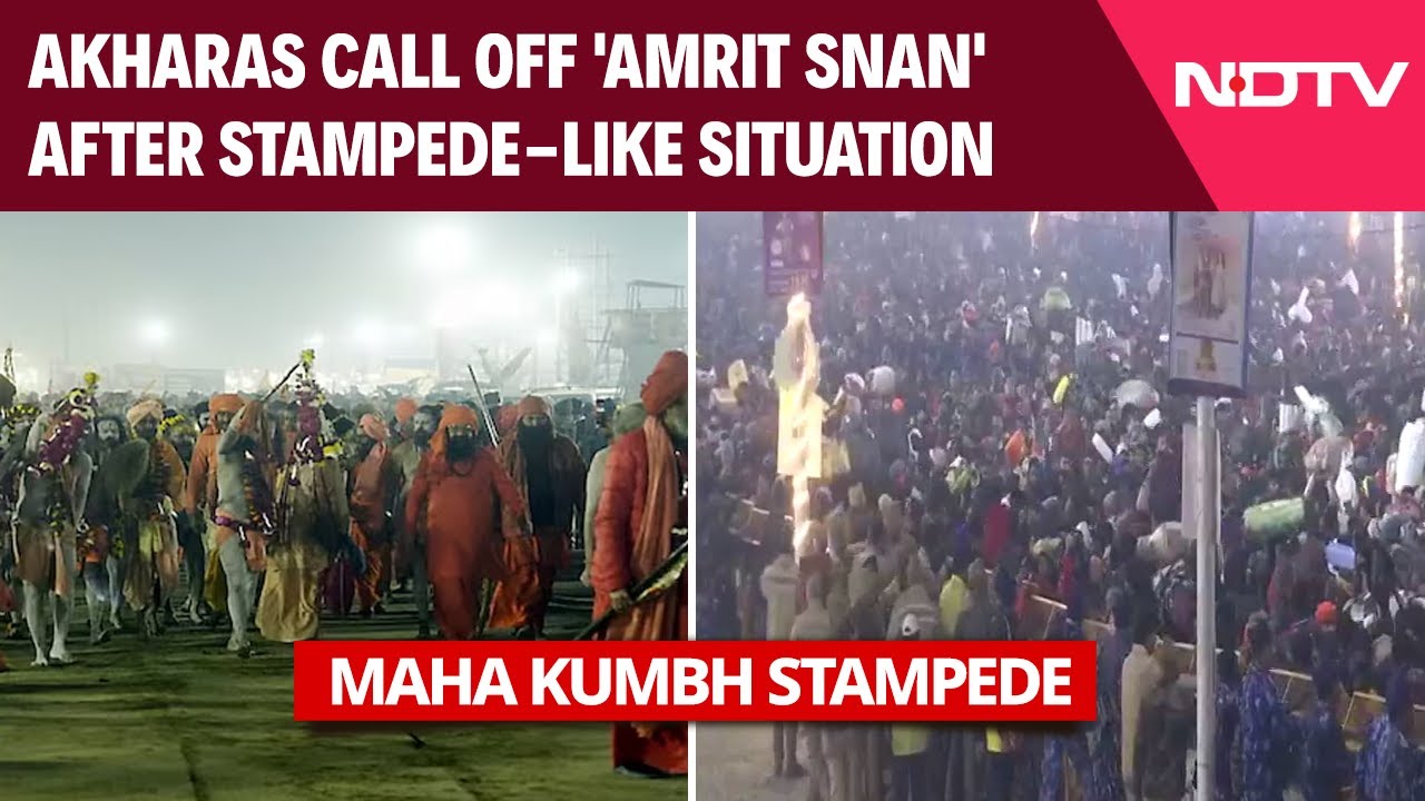 Akharas Call Off Mauni Amavasya 'Amrit Snan' After Stampede-Like Situation