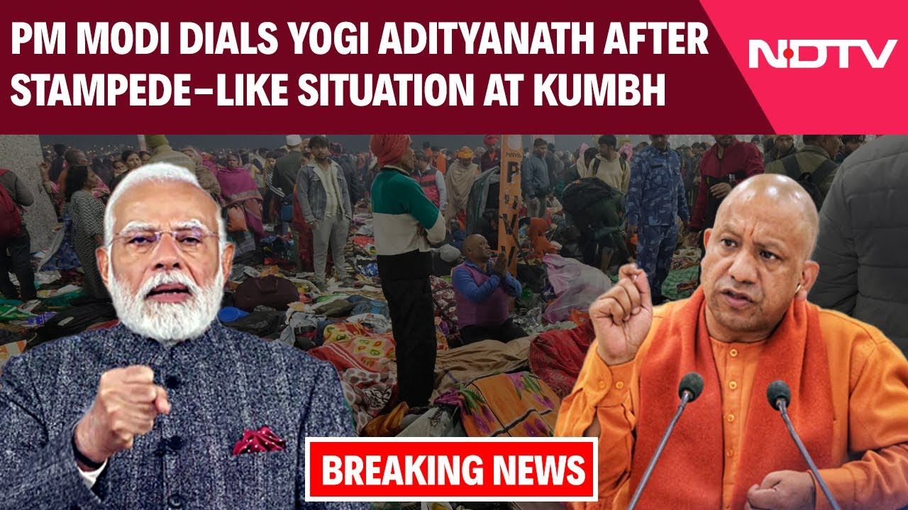 Kumbh Stampede | Stampede-Like Chaos At Maha Kumbh 2025 In Prayagraj; PM Modi Urges Immediate Action