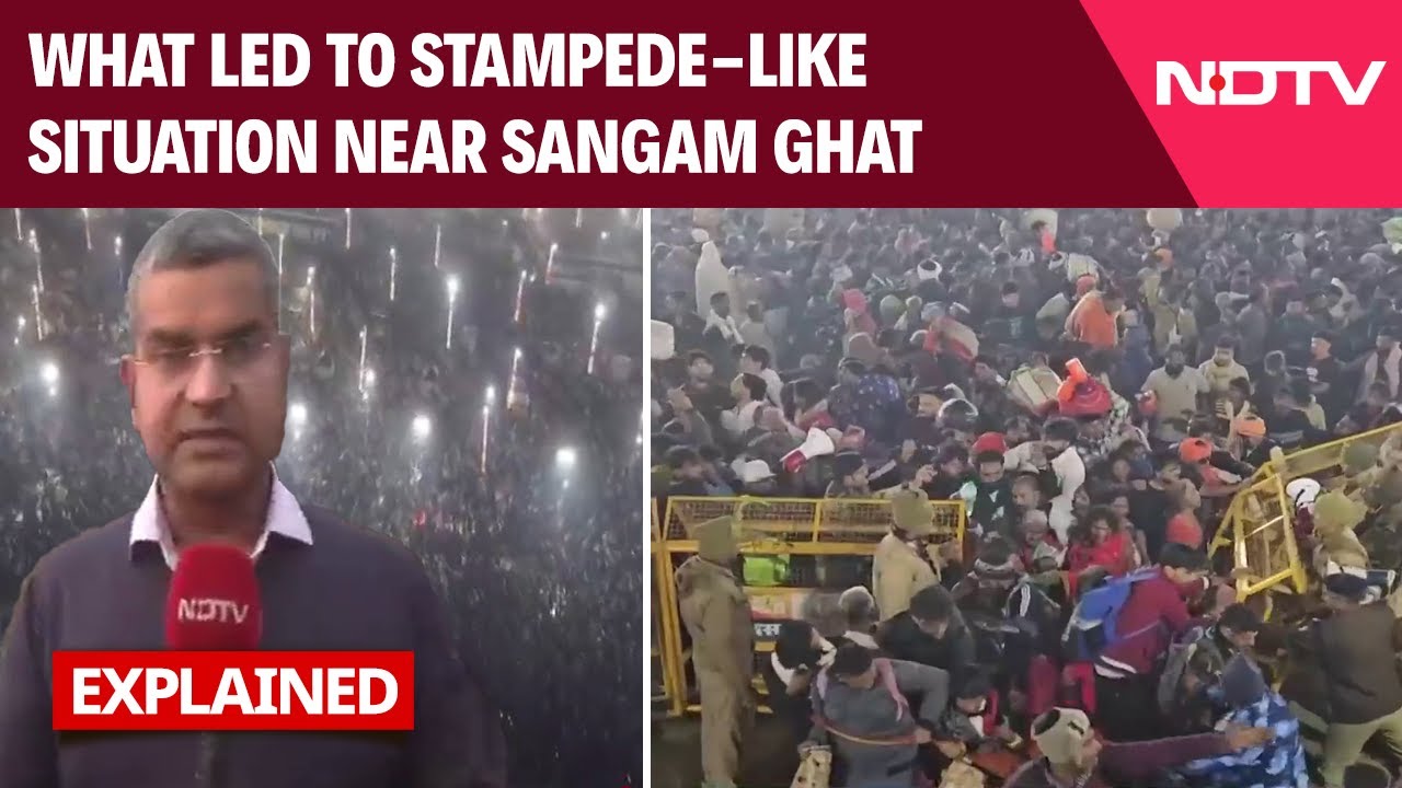 Video : Mahakumbh Stampede Latest | What Led To Stampede-Like Situation Near Sangar Ghat? NDTV Explains