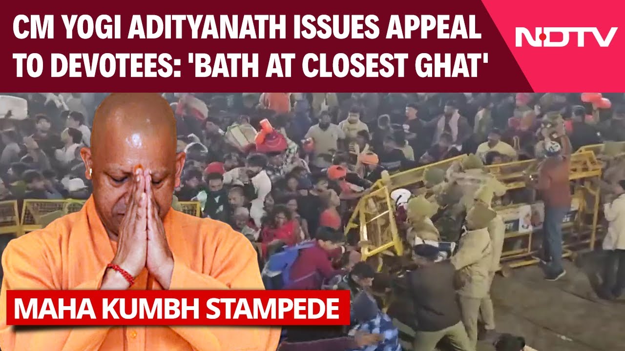 Mahakumbh Latest News | Yogi Adityanath Issues Appeal To Devotees After Stampede-Like Situation