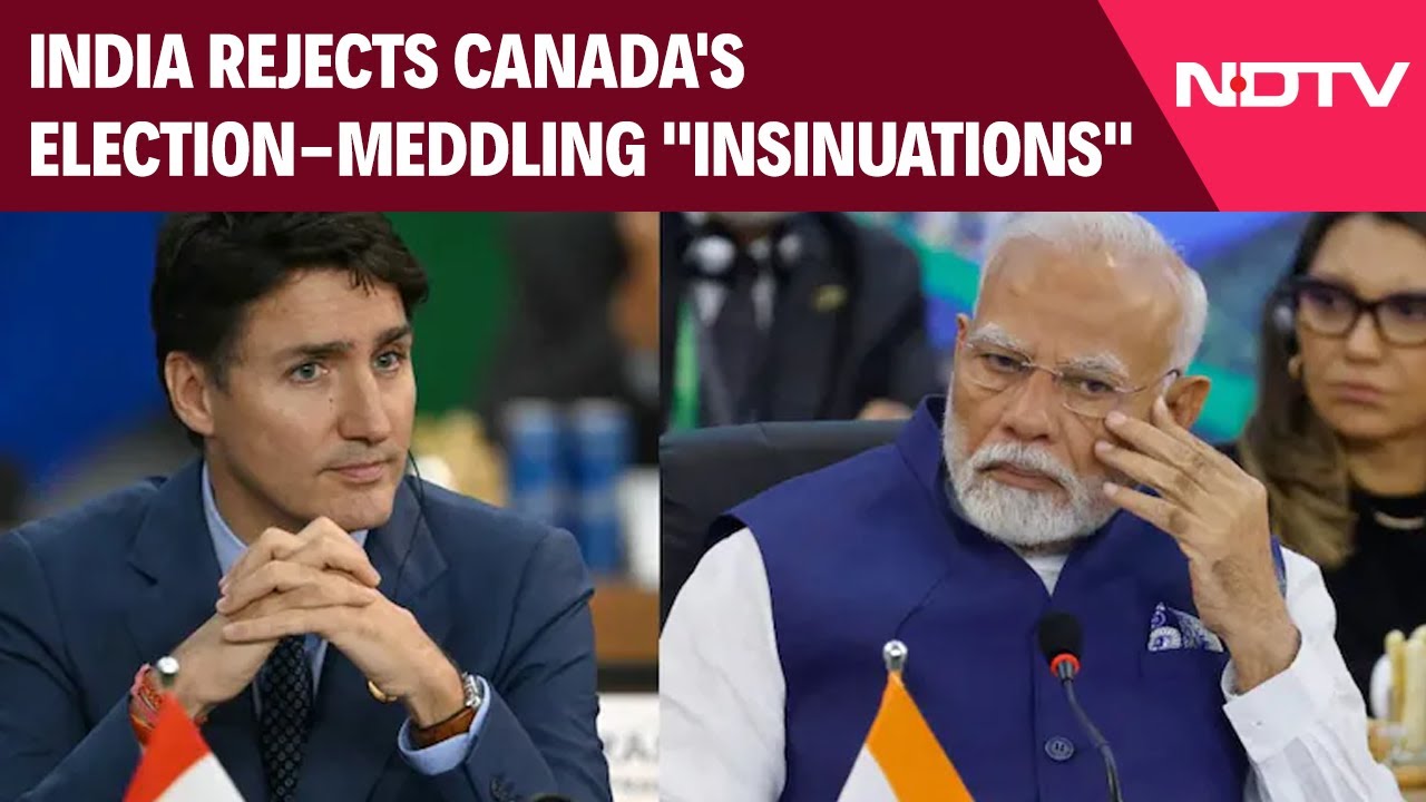 India Canada News | India Rejects Canada's Election-Meddling "Insinuations" India Canada News | India Rejects Canada's Election-Meddling "Insinuations"