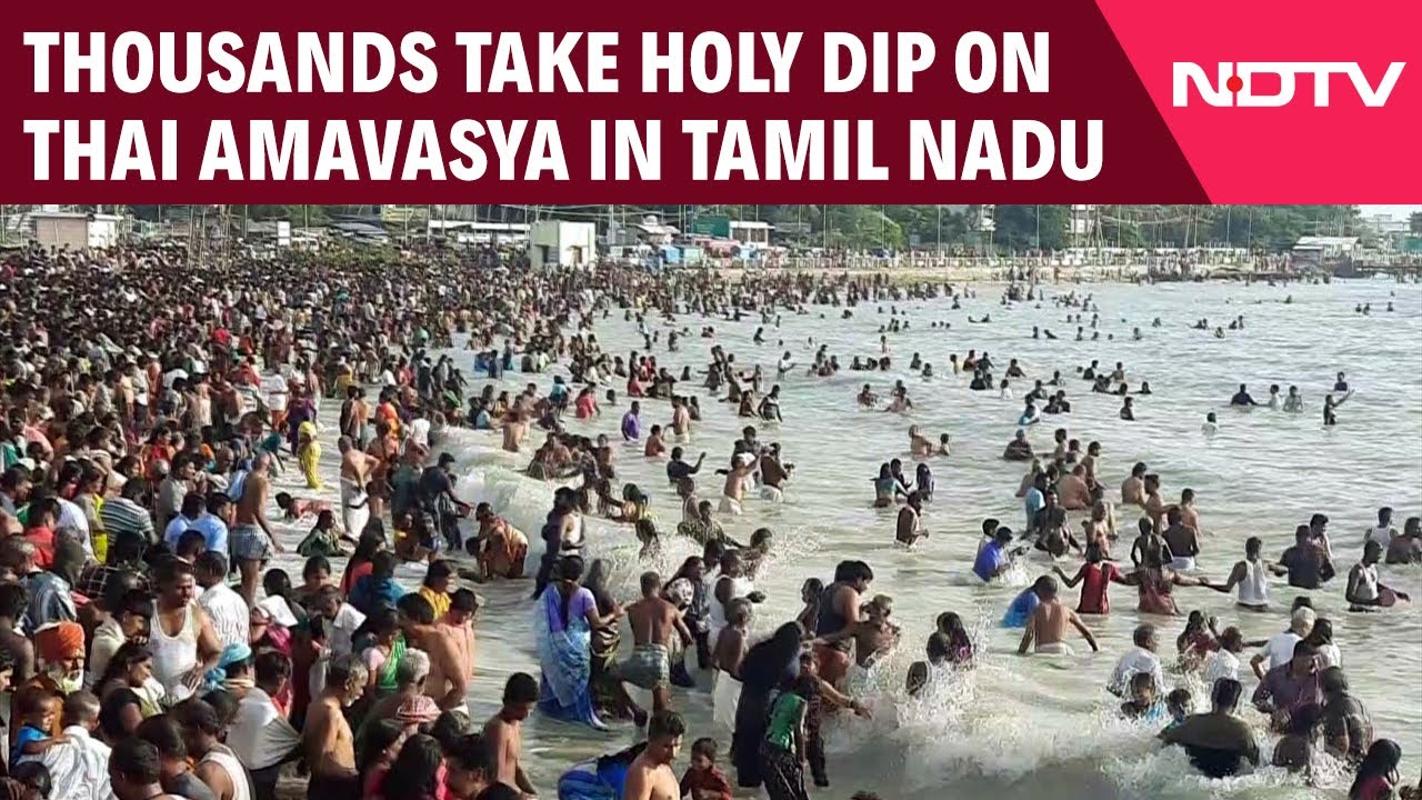Thousands Take Holy Dip on Thai Amavasya, Offer Special Prayers to Ancestors