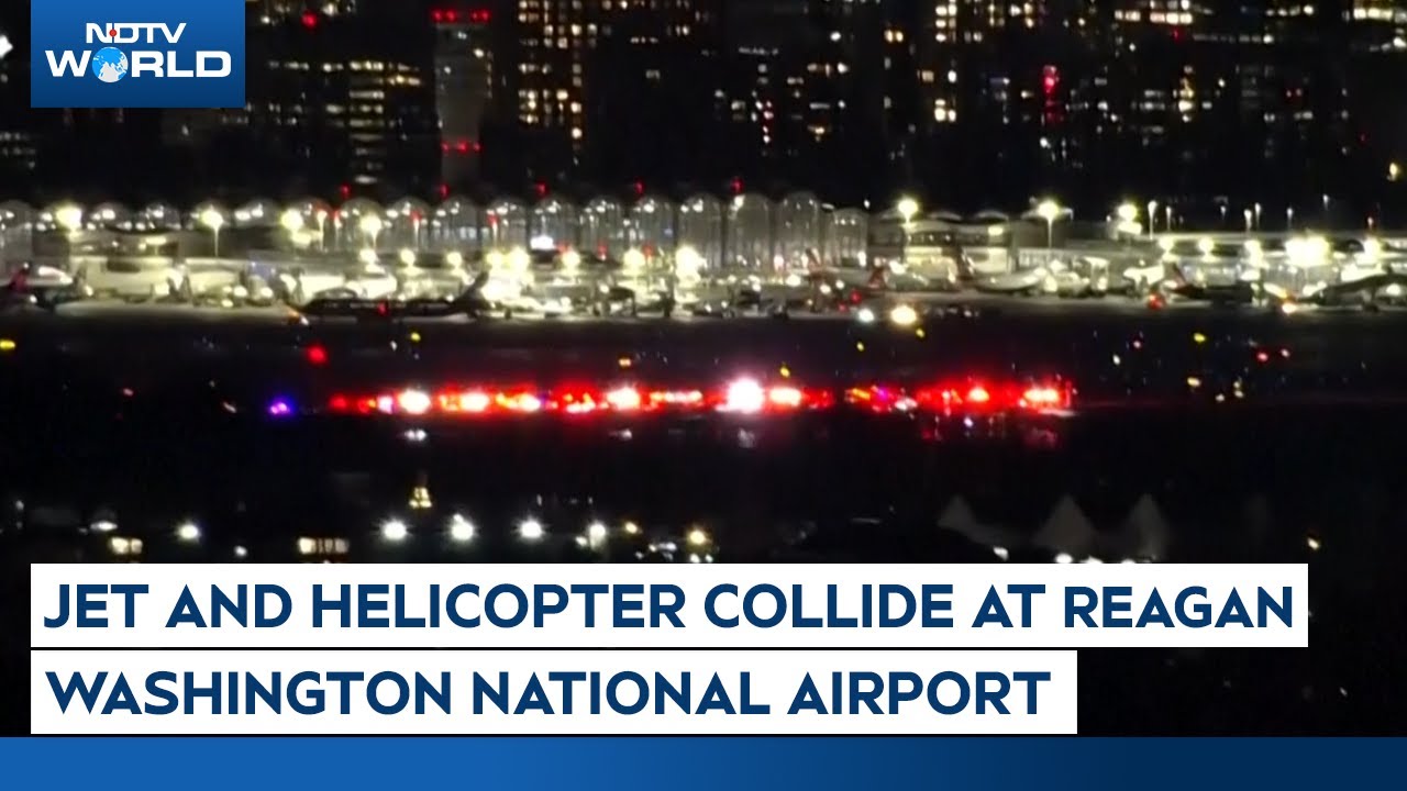 Passenger Jet Collides With Helicopter At Reagan National Airport, FAA Says