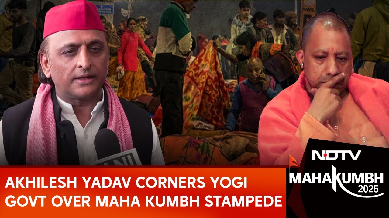 Maha Kumbh 2025 Stampede | Akhilesh Yadav Corners Yogi Government Over Maha Kumbh Stampede