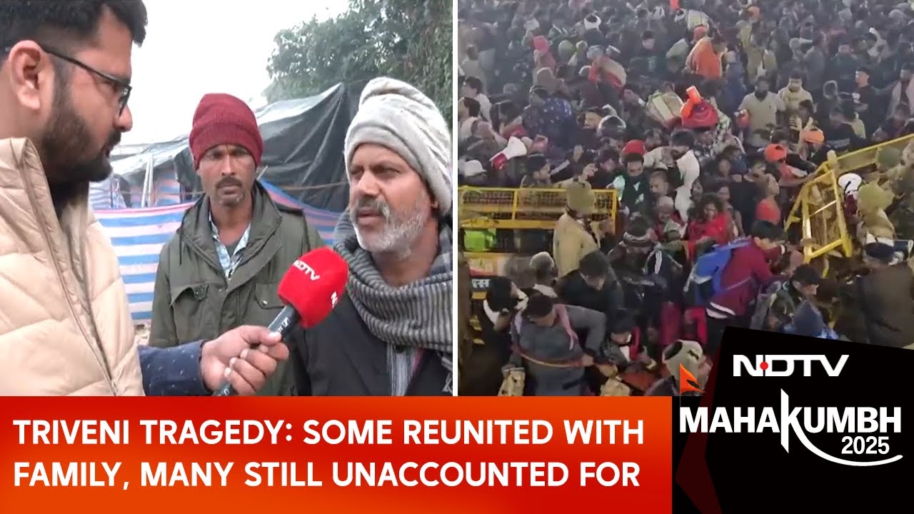 Video : Maha Kumbh Stampede Updates: Some Reunited With Family, Many Still Unaccounted For