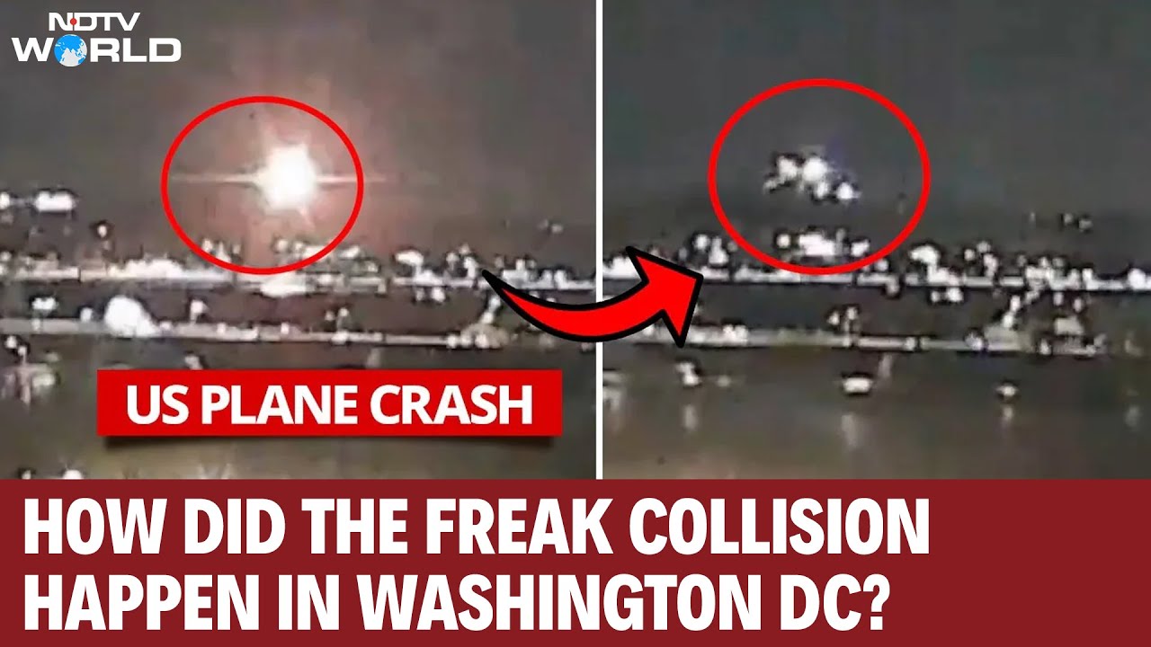 Video : Washington Plane Crash | American Airlines Plane Collides With US Army Helicopter | What To Know