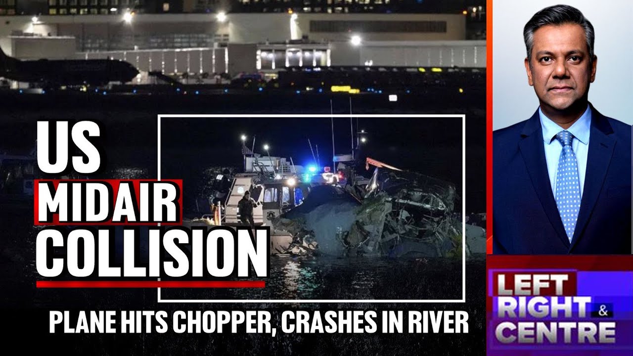 Video : US Plane Crash | US Mid-air Collision: Plane Hits Chopper, Crashes In River