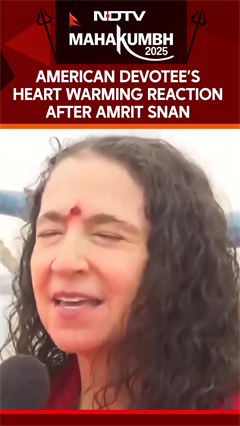 American Devotee's 'Heart-warming" Reaction After 'Amrit Snan': "Pichle Janam Mein..."
