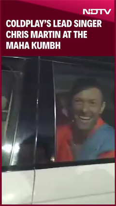 Coldplay's Chris Martin And Actor Dakota Johnson At Maha Kumbh Coldplay's Chris Martin And Actor Dakota Johnson At Maha Kumbh